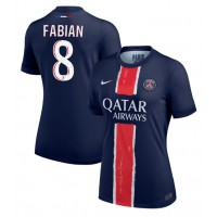 Maglia Calcio Paris Saint-Germain Fabian Ruiz #8 Prima Divisa Donna 2024-25 Manica Corta